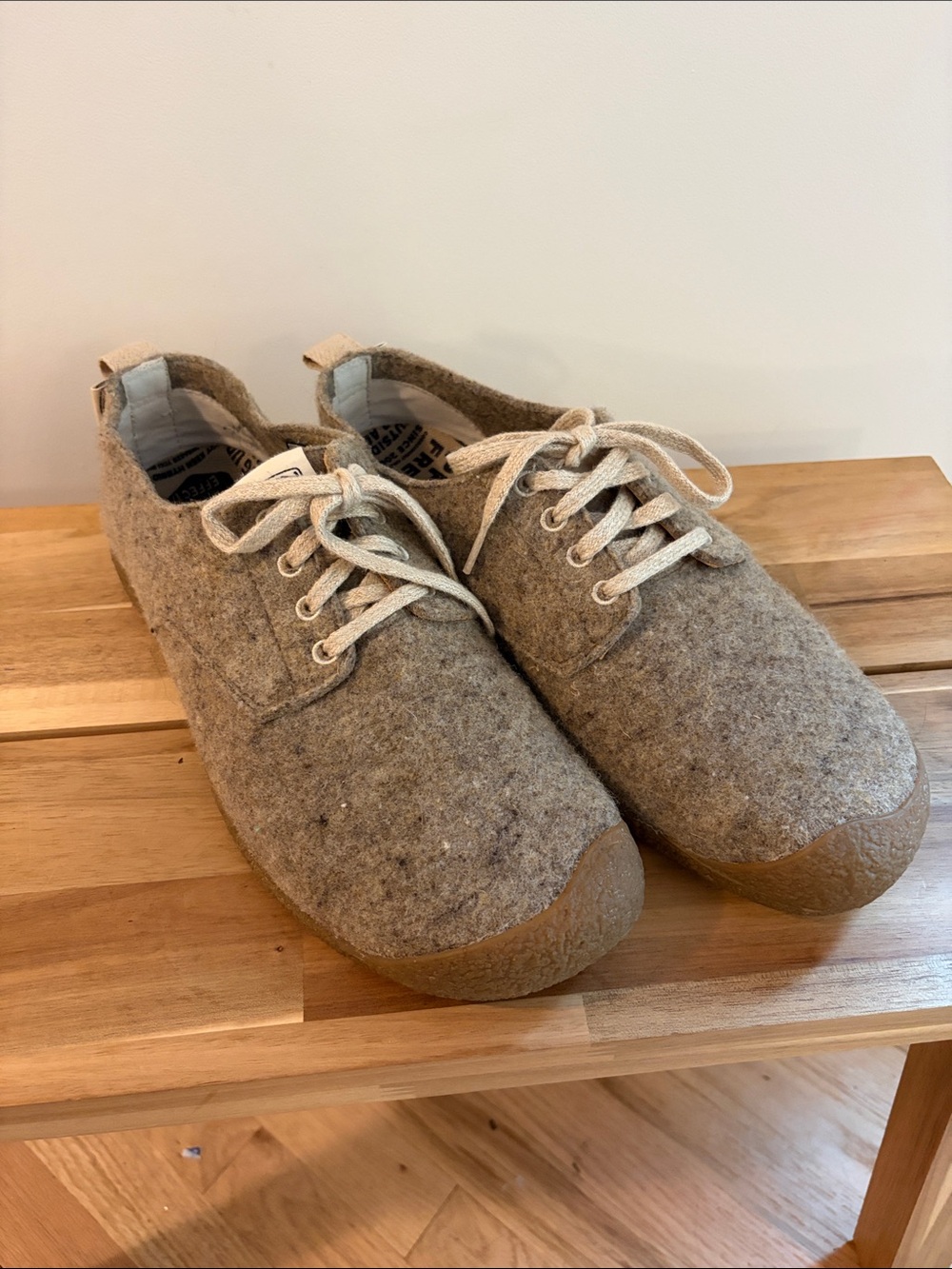Keens Mens Mosey Derby shoes felted wool size 11